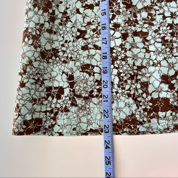 French Connection Floral Silk A-Line Skirt - Picture 8 of 8